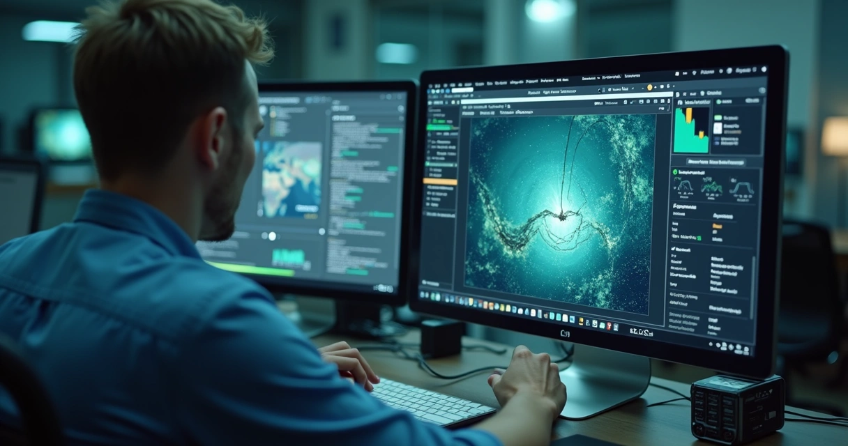 Análise forense detalhada de vídeos originais e cópias em computador com software especializado aberto na tela